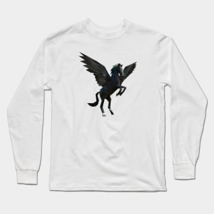 Black Pegasus Long Sleeve T-Shirt